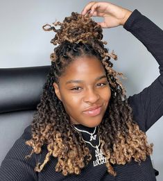 Locs With Dyed Tips, Locs With Dyed Ends, Dyed Tips, Hair Motivation, Natural Ombre, Curl Styles, Short Locs Hairstyles, Love Your Hair, Dreadlock Hairstyles