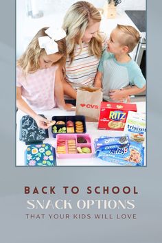 back to school snack options that your kids will love from the book, back to school snacks