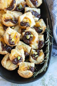 Make these brie puff pastry bites as a simple bite-sized treat for the holidays. These are just perfect for parties and are always a crowd-pleaser! Pastry Bites, Brie Puff Pastry, Crowd Pleaser, Puff Pastry, Brie, Party Food, Pastry, Jam, Holidays