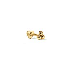 Tiny Trinity Ball Flat Back Stud Earring is the perfect for cartilage, helix, upperlobe piercings.| Lead and Nickel Free. SOLD AS A SINGLE EARRING, buy two for a pair. Gold Vermeil (Thick layer of Gold plated over Sterling Silver) Trinity Ball 3.5mm Post Length 6mm, Thickness 1.2mm(16ga) Front threaded flat back closure #J063-6G Studded Flats, Single Earring, Stud Earring, Helix, Gold Vermeil, Piercings, Gold Plate, Stud Earrings, Sterling Silver