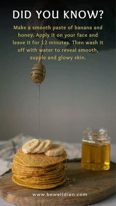 #skin #skincare #skinglow #glowyskin #glowingskin #selfcare #beauty #skinbeauty #beautifulskin #skincaretips #skincarehacks #smoothskin Banana Syrup, Healthy Face, Face Tips, Honey Benefits, Alternative Healing, Glowy Skin, Best Beauty Tips, Healthy Skin Care, Facial Care