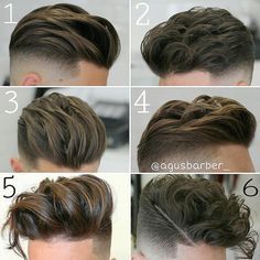 @ZaraMen en Instagram: “Pick your favorite @agusbarber_” Mens Cuts, Boy Hairstyles, Hair And Beard Styles, Beard Styles, Undercut, Facial Hair