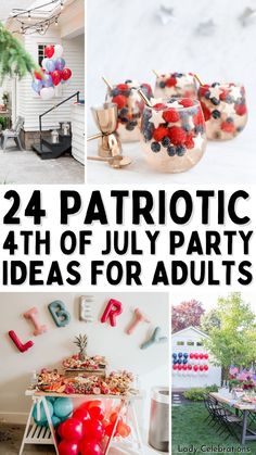 patriotic fourth of july party ideas for adults