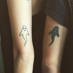 Father Daughter Tattoos, Tool Tattoo, Matching Best Friend Tattoos, Girl Back Tattoos, Bff Tattoos, Spooky Tattoos, Art Couple, Tatuaje A Color