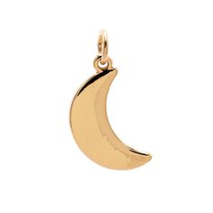 "Purchase the Charmalong™ 14K Gold Plated Moon Charm by Bead Landing™ at Michaels. Create a stunning necklace with this 14K gold plated moon. This charm can also be used for other jewelry types and keychains. Create a stunning necklace with this 14K gold plated moon. This charm can also be used for other jewelry types and keychains. Details: 14K gold plated 0.93\" x 0.44\" x 0.22\" (23.6mm x 11.17mm x 5.5mm) Nickel free Zinc alloy and iron | Charmalong™ 14K Gold Plated Moon Charm by Bead Landing™ | Michaels®" Bead Landing, Michael Store, Moon Charm, Stunning Necklace, Charm Jewelry, Zinc Alloy, Keychains, Jewelry Collection, Two By Two