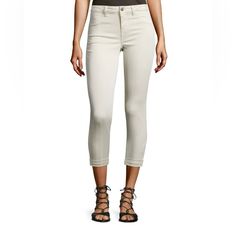 J Brand Jeans *High End Luxury Designer Womenswear* Category: Womenswear Product Category: Denim Style Name: “Anja Skinny” Item Type: Rolled-Cuff Ankle Fit: Skinny Jeans Size: 32 Rise: Mid Rise Length: Cropped Style With Rolled Bottom Hems Color: “Ashwood” *Light Ivory Tan. Beige. Material: 61% Lyocell 36% Cotton3% Elastane 8020v080 These Super Soft Pair Of Designer Jeans Have A Brushed, Sued Like Feeling To The Touch. In A Cotton Based Fabric With Added Lyocell And Elastane For Stretch, These P Trendy Rolled Hem Jeans For Spring, Cotton Jeans With Rolled Hem For Spring, Rolled Hem Cotton Jeans For Spring, Spring Cotton Jeans With Rolled Hem, Spring Jeans With Rolled Hem And Cuffed Ankles, Fitted Bottoms With Cuffed Ankles For Spring, High-waist Cream Cotton Jeans, J Brand Jeans, Cropped Style