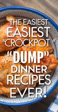 47+ Crockpot Dump Dinners for Easy Weeknights