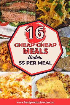 the top ten cheap meals under $ 5 per meal