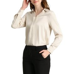 Our simple shirt is an elegant take on a wardrobe classic, featuring a stylish v neckline. This seriously chic long sleeves shirt is the perfect way to elegantly elevate any outfit. In a red smooth fabric, this can be styled up or down whatever the occasion. Just tuck the front into black or white pants for an office day. Occaion: Work, Business, Meeting, etc. Please check your measurements to make sure the item fits before ordering. Measurement (in inches) International Size------Chest Girth--- Chic Solid Color V-neck Shirt, Beige Long Sleeve Office Blouse, Elegant Semi-formal Tops With Lapel Collar, Chic Long Sleeve Beige Shirt, Beige Long Sleeve Blouse For Work, Chic Beige Long Sleeve Shirt, Elegant V-neck Top, Elegant Button-up Business Tops, Elegant Button-up Tops For Business