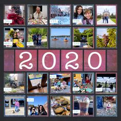 a collage of photos with the word 2010 written in white on top of it