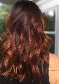 Spicy chestnut auburn 2017 Hair Trends, Rambut Brunette, Dark Auburn, Red Highlights, Nails Red, Burgundy Hair, Dark Burgundy, Trendy Hair Color