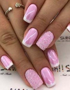 Nails Images, Pink Nail Art Designs, Bridal Nail Art, Manikur Kuku, Nagellack Trends, Fancy Nails Designs, Pink Nail Art, Pretty Nail Art Designs, Best Nail Art Designs