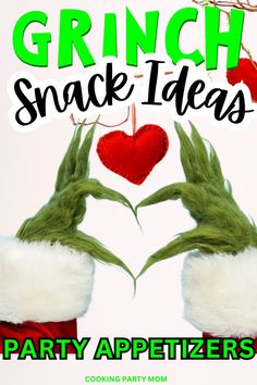 grinch snack ideas Grinch Snack Ideas, Grinch Appetizers, Grinch Charcuterie, Movie Snack Ideas, Grinchmas Ideas, Grinch Dessert Ideas, Grinch Snacks, Grinch Fruit, Grinch Snack