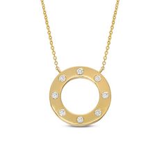 Diamonds Direct, Royal Jewelry, Circle Pendant, Round Brilliant Cut Diamond, Brilliant Cut Diamond, Free Shopping, Yellow Color, Womens Jewelry Necklace, Diamond Jewelry