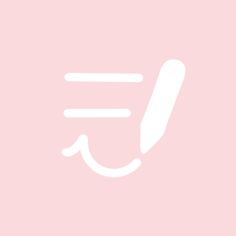 the letter f in white on a pink background