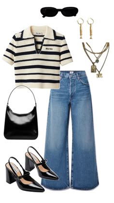 Tita Fits, Lisa Outfit, Flatlay Fashion, Picnic Park, Polyvore Chic, Church Picnic, Wealthy Life, Capsule Wardrobe Casual