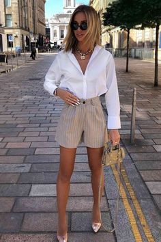 Outfit Elegantes, Pakaian Feminin, Populaire Outfits, Mode Casual, Looks Street Style, Ținută Casual, Modieuze Outfits, Elegantes Outfit, Outfits Verano