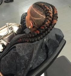 shaved sides braids hairstyles side trendy ways wear styles therighthairstyles hair two women goddess braided instagram Two Braids To The Back, Ways To Wear Braids, Braids To The Back, Goddess Braid Styles, Braids With Fade, Shaved Hairstyles, Two French Braids, Dutch Braid Hairstyles