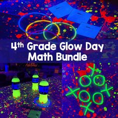 glow day in the classroom is an exciting activity for kids to do with their friends