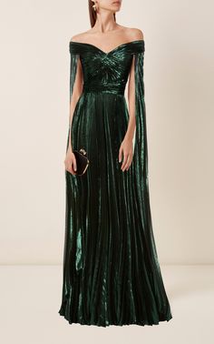 Structured Gowns Couture, Hunter Green Evening Gown, Jewel Toned Evening Gown, Atlantis Dress, Fantasy Gowns, Fairytale Dress, Zuhair Murad, Fantasy Dress