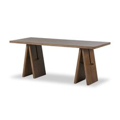 A minimalist frame on this large-scale desk lets the natural character of cracked oak take center stage. Designed with A-frame legs with exposed wood dowel joinery. Birch Lane™ Birch Lane™ Keili Desk - Desks | Size 30" H X 75" W X 30" D Dowel Joinery, Minimalist Frame, Desk Size, Exposed Wood, Curtain Accessories, Birch Lane, Center Stage, Home Office Desks, Mudroom Furniture