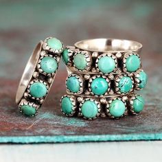 Western Style Turquoise Ring Sterling Silver - Boho-Magic Jewelry Magic Jewelry, Silver Ring For Women, Real Turquoise, Thumb Ring, Turquoise Rings, Thumb Rings