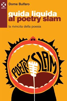 a book cover with an image of a man's head and the words poetry slam