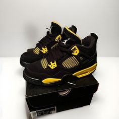 Pre-Owned Jordan 4 yellow thunder GS size 5.5Y doesn’t come with original box. Ships same day! Yellow Air Jordan 4 With Boost Midsole For Streetwear, Yellow Air Jordan 4 With Boost Midsole For Sports, Casual Yellow Air Jordan 4 Sneakers, Yellow 4s, Luxury Yellow Air Jordan 4 Sporty, Jordan 4 Yellow, Luxury Yellow Air Jordan 4 Sporty Sneakers, Yellow Air Jordan 4 For Streetwear, Jordan 4 Yellow Thunder