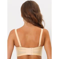 Strapless Bandeau Bra: Should you wish to add shoulder straps, there are hook locations to attach the straps (2 pcs removable straps included). Adjustable Backless Clothing Bra: With 4 rows and 4 buckles on the back side, you can adjust the size to your need, this personalized design makes it easy to put on and ensures you always stay close. Should you wish to add a bra strap extender, there is a 1 pc four rows hook bra strap extender included. Non-Slip Bandeau Bralette: There are anti-slip stri Bandeau Corset With Removable Bra Pads, Beige Seamless Strapless Bra, Beige Bandeau Bra, Bandeau Shapewear With Medium Bust Support, Strapless Fitted Nursing Bra With Built-in Bra, Push-up Shapewear Bra With Adjustable Straps, Shaping Shapewear Bra With Adjustable Straps, Full Coverage Tube Top With Medium Bust Support, Adjustable Straps Underbust Nursing Bra