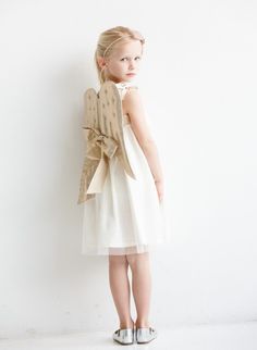 Angel wings in Gold, silver and bronze | Nubie - Modern Baby Boutique Kids Dress Up, Modern Baby, Baby Boutique, Girls Accessories, Baby Dress, Kids Dress