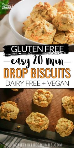 gluten free easy to make drop biscuits recipe