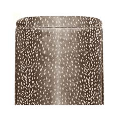 an animal print lamp shade on a white background