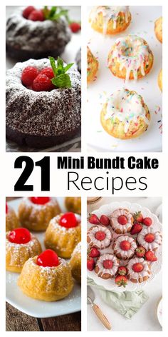 the 21 best mini bundt cake recipes