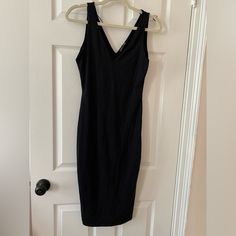 Like New Black Zara Slip Dress Perfect Like New Condition No Tags But Never Worn Perfect Little Black Dress Can Be Dressed Up Or Down Wardrobe Staple Capsule Closet Staple Cheap Sleeveless Mini Dress By Zara, Black Fitted Zara Slip Dress, Zara Black Sundress, Black V-neck Midi Dress By Zara, Black Zara Dress With Button Closure, Zara Black V-neck Slip Dress, Zara Slip Dress, Capsule Closet, Perfect Little Black Dress