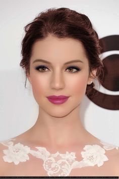 True Summer Wedding Makeup, Wedding Makeup Pale Skin Dark Hair, Wedding Makeup With Pink Lips, Makeup For Redheads With Brown Eyes, Fall Bridal Makeup For Green Eyes, Wedding Makeup Pink Lips, Pink Lip Wedding Makeup, Wedding Makeup Dark Lip, Makeup Verde