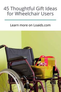 Wheelchair Basket, Wheelchair Hacks, Gift Ideas For Your Friend, Wheelchair Quotes, Thoughtful Gift Ideas, Ideas For Friends, Wheelchair Accessories, Wheelchair Friendly