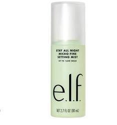 e.l.f. Stay All Night Micro-Fine Setting Mist, Hydrating & Refreshing Makeup Setting Spray For 16HR Wear-time, Vegan & Cruelty-Free, 2.7 Fl Oz Setting Mist, Elf Cosmetics, Elf Makeup, Makeup Setting Spray, Dark Elf, Setting Spray, Elf On The Shelf, Maybelline, Cruelty Free