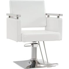 This barber chair would be a perfect addition to barbershops, Salons, Tattoo Parlors, and more. Textured synthetic leather with a high-density sponge provides a comforting place for your customer to relax. It is made from high-quality materials with modern technology to ensure high-quality production. You and your client will love the comfort of this timeless example of quality. Orren Ellis Body Fabric: White | Orren Ellis 28" Wide Vegan Leather Swivel Salon Hydraulic Barber Chair 35.0 H x 28.0 Chair Styling, Faux Leather Chair, Spa Equipment, Swivel Barrel Chair, Salon Chairs, Barber Chair, Locking Mechanism, Makeup Room, Living Room Furniture Chairs