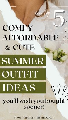 Here are my top 5 pretty affordable and insanely cute summer outfit ideas for everyday! | summer outfits fashion | summer outfit inspo | summer outfits casual | cheap outfits for women | cheap outfits that look expensive | affordable outfits | Affordable outfits for women, cute outfits for women in their 20s, must-have outfits for women| summer outfit casual | summer outfit trends | summer outfits chic | summer outfits cute | summer outfits floral | Minimalist Outfits Women