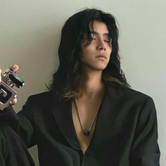 Long Hair For Men Medium, Wolfcut Hair Long Straight Men, Long Hairstyles Masculine, Asians With Long Hair Men, Mens Long Hair With Layers, Layered Mens Haircut Long Hairstyles, Men Long Hair Outfit, Asian Men Long Hair Hairstyles, Man Long Wavy Hair