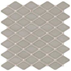 a white and gray tile pattern