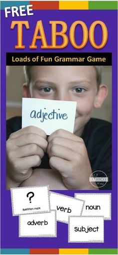 a kid holding up a piece of paper with the words, free taboo