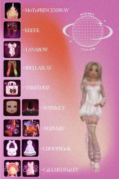 an advertisement for the doll maker's catalog, featuring many different outfits and accessories