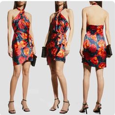 "Trini" Dress, Floral Vibes. Brand New Cinq Sept Cocktail Dress With Halter Neck And Side Tie. Bodycon Fit And A Mini Length With A Concealed Side Zip Closure To Amplify The Look. Perfect Occasion/Cocktail/Date Night Dress. New With Tags, Retail Price Is $495. Floral Print Sheath Dress For Night Out, Sheath Dresses With Floral Print For Night Out, Floral Print Sheath Cocktail Dresses, Floral Print Halter Neck Dress For Night Out, Halter Neck Floral Print Dresses For Night Out, Silk Sheath Dress For Date Night, Silk Floral Print Mini Dress For Date Night, Silk Mini Dress With Floral Print For Date Night, Silk Sheath Dress With Floral Print