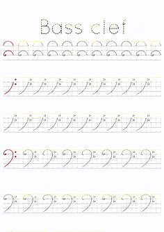 the letter b is for bass clef handwriting practice worksheet with numbers and letters