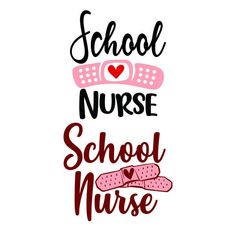 School Nurse Svg Free Files, Nursing Design, Anchor Monogram, Cricut Hacks, Jolliest Bunch, Nurse Design, Becoming A Nurse, Medical School Essentials, Tshirt Printing