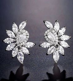 Bridal Gauges, Marquise Bridal, Earrings Gauges, Crystal Jewelry Box, Marquise Earrings, Ear Tunnels, Gauged Earrings, Ear Gauges, Plugs Earrings