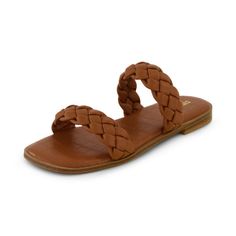 Step into these Fashionable, Easy, and Comfortable sandals. These Sandals are made with soft Vegan Leather materials and a Memory Foam insole to keep you light on your feet all day! Size: 6.5.  Color: Brown.  Gender: female.  Age Group: adult. Braided Sandals, 5 Inch Heels, Comfortable Sandals, Leather Material, Slide Sandals, Memory Foam, Vegan Leather, Clothing And Shoes, Womens Sandals