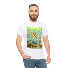 Unisex Heavy Cotton Tee Californian Golden Trout - Etsy UK Trending Outfits