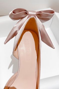 Low Heel Satin Wedding Heels, Satin Low Heel Wedding Heels, Block Heels With 4-inch Heel For Events, 4-inch Heel Round Toe Heels For Prom, Feminine 4-inch Heels For Evening, Elegant Pointed Toe Court Shoes For Party, Closed Toe Satin Heels For Wedding, Spring Event Heels With Satin Bow, Satin Round Toe Wedding Shoes For Spring